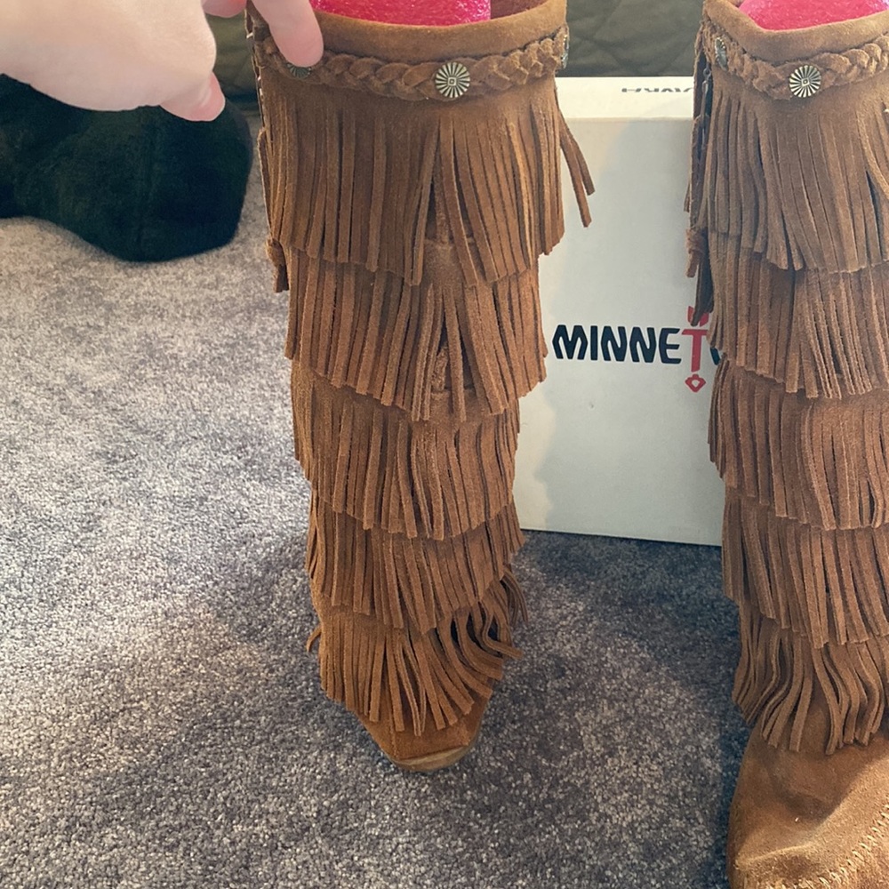 Tall Fringe Minnetonkas - Picture 3 of 6